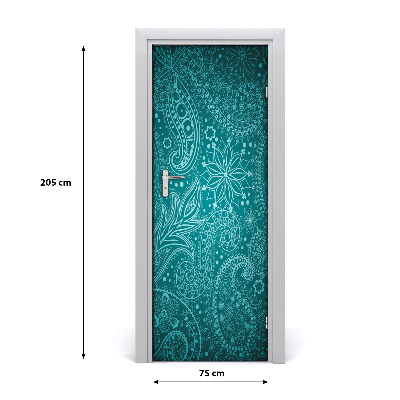 Door wallpaper For home ornaments