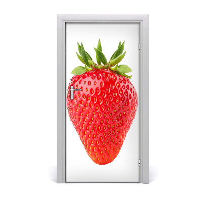 Self-adhesive door sticker Strawberry