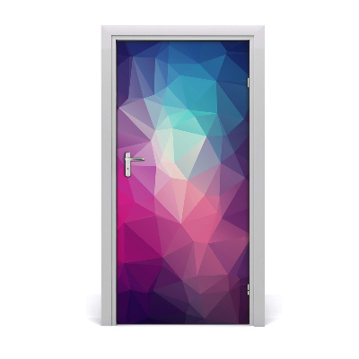 Self-adhesive door sticker Abstraction background