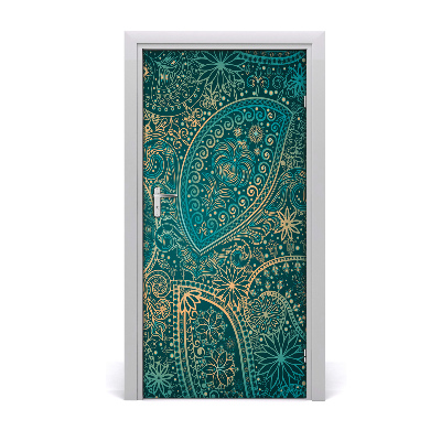 Door wallpaper For home ornaments