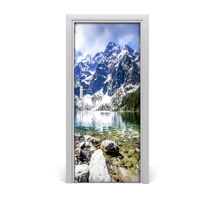 Door wallpaper Sea-eye tatras