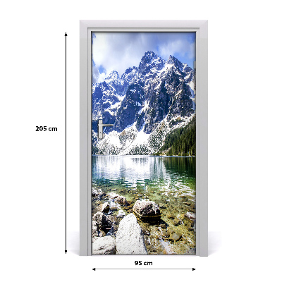 Door wallpaper Sea-eye tatras