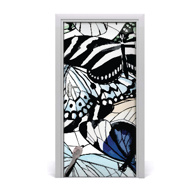 Self-adhesive door sticker Wall butterflies