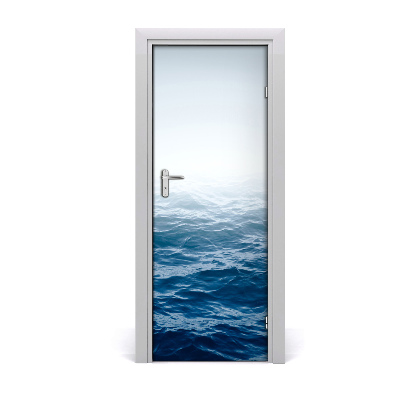 Door wallpaper Sea waves