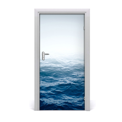 Door wallpaper Sea waves