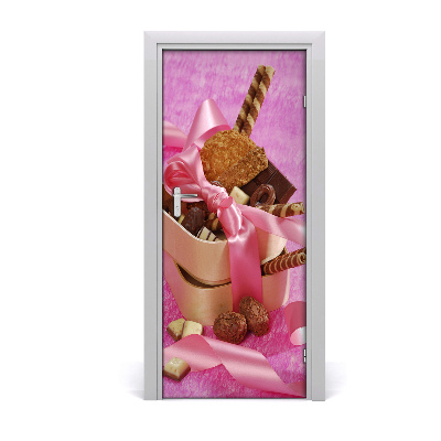 Self-adhesive door sticker Sweets