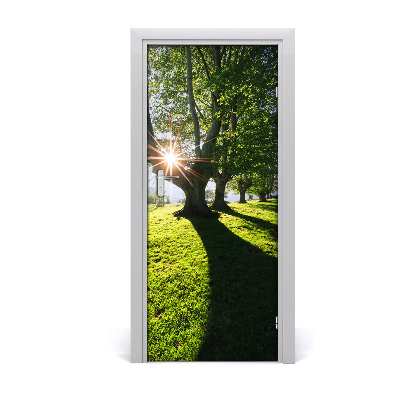 Door wallpaper Landscapes park