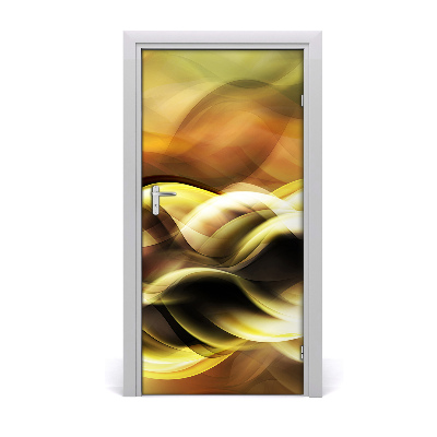 Self-adhesive door sticker Golden light