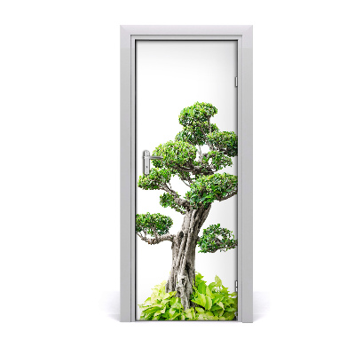 Self-adhesive door sticker Bonsai tree