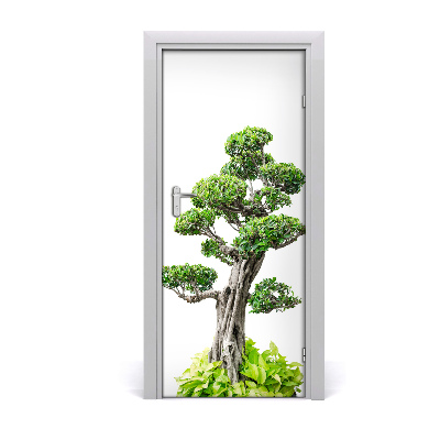 Self-adhesive door sticker Bonsai tree