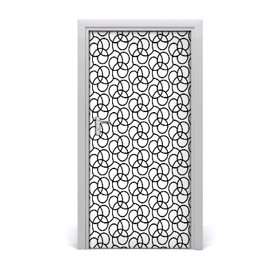 Door wallpaper Geometric background