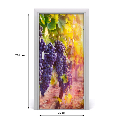 Door wallpaper Landscapes vineyard