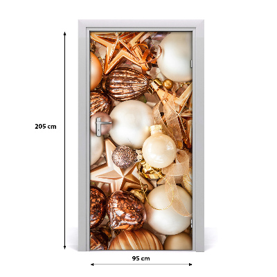 Self-adhesive door sticker Christmas decorations