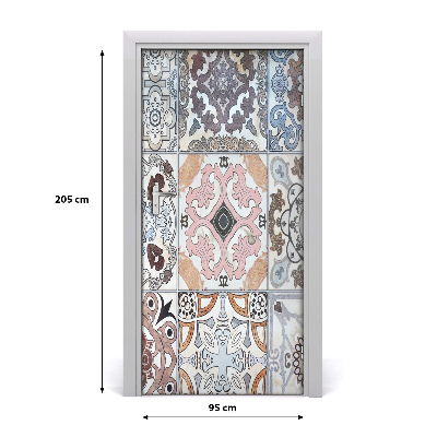 Door wallpaper Ceramic tiles