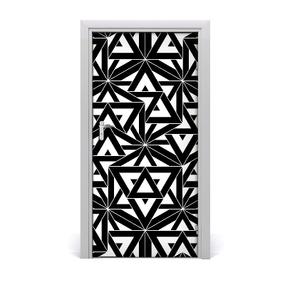 Door wallpaper Geometric background