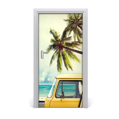 Door wallpaper Time for surfing