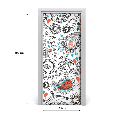 Self-adhesive door veneer Ornaments