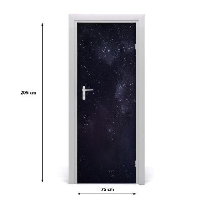 Self-adhesive door wallpaper Constellation