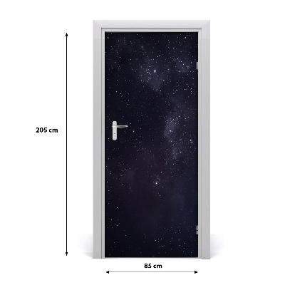 Self-adhesive door wallpaper Constellation