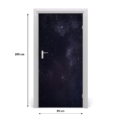 Self-adhesive door wallpaper Constellation