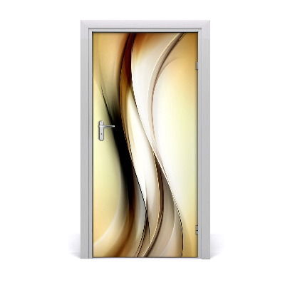 Self-adhesive door sticker Abstract background