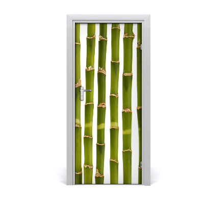 Self-adhesive door sticker On the bamboo door