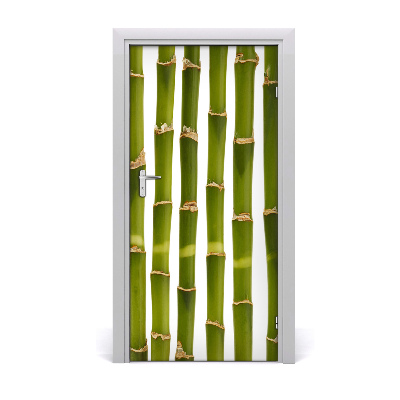 Self-adhesive door sticker On the bamboo door