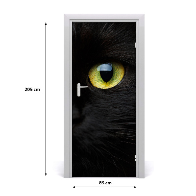 Self-adhesive door sticker Wall cat's eyes