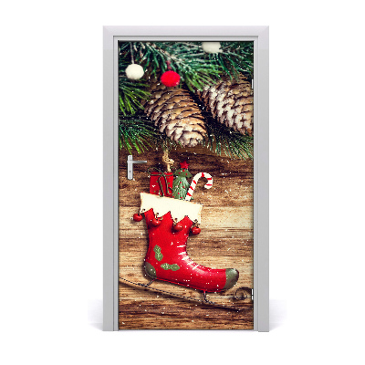 Self-adhesive door sticker Christmas decorations