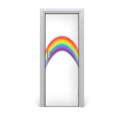 Self-adhesive door sticker Wall rainbow