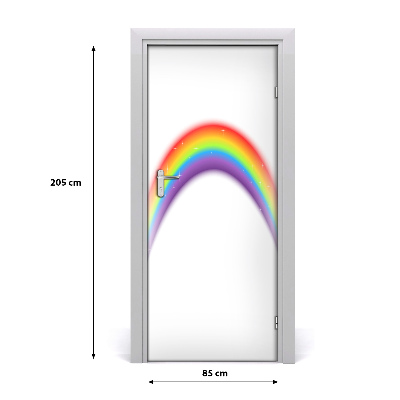 Self-adhesive door sticker Wall rainbow