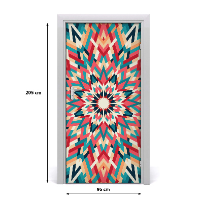 Self-adhesive door sticker Wall kaleidoscope