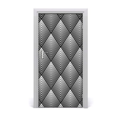 Door wallpaper Geometric background