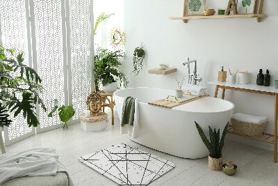 Bathmat Geometric lines