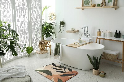 Bath rug Tropical abstraction