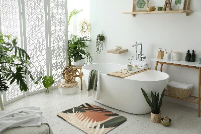 Bath rug Tropical abstraction