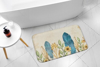 Bathmat Bird feathers