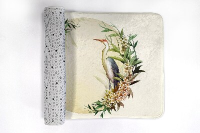 Bathmat Composition flowers birds