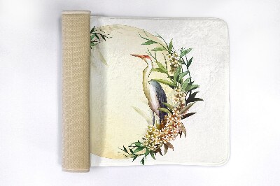 Bathmat Composition flowers birds