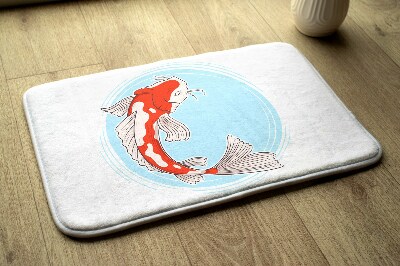 Bath mat Carp koi