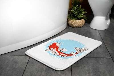 Bath mat Carp koi