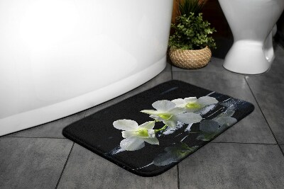 Bathroom carpet Orchids