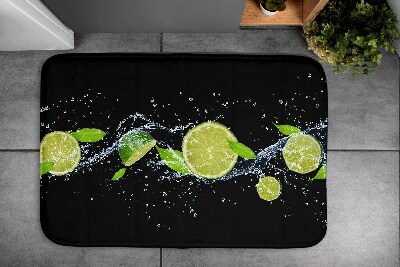 Bathroom carpet Lime citruses