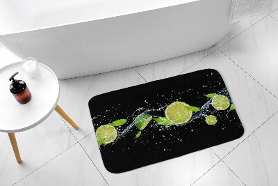 Bathroom carpet Lime citruses