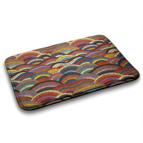 Bath mat Colorful abstraction