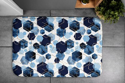 Bath mat Geometric abstraction