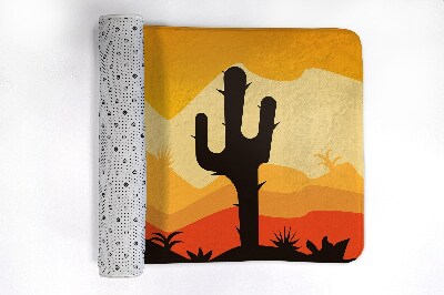 Bath mat Desert cactus