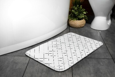 Bathroom rug Geometric pattern