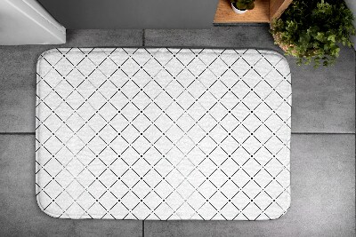 Bathroom rug Geometric pattern
