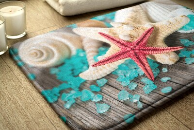 Bathroom carpet Hells of starfish